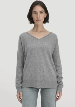 hessnatur Strick Pullover Oversized aus Bio-Merinowolle mit Cashmere von|Damen Pullover|T-Shirts