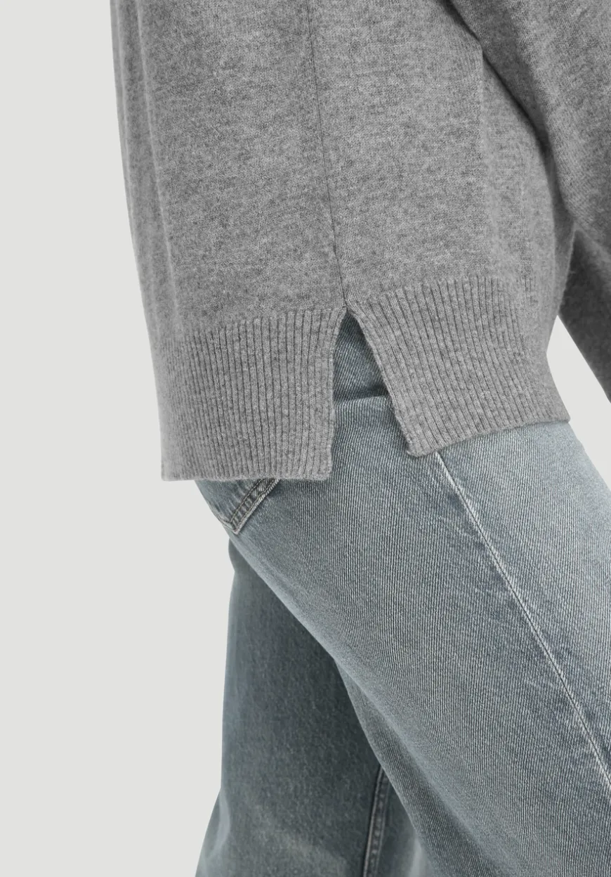 hessnatur Strick Pullover Oversized aus Bio-Merinowolle mit Cashmere von|Damen Pullover|T-Shirts