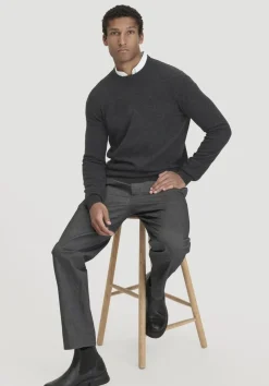 hessnatur Strick Pullover Regular aus Bio-Merinowolle mit Cashmere von|Herren Pullover|Strick