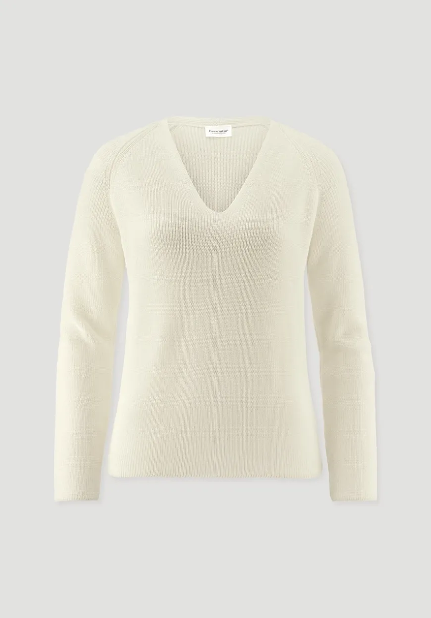 hessnatur Strick Pullover Regular aus reiner Bio-Baumwolle von|Damen Pullover