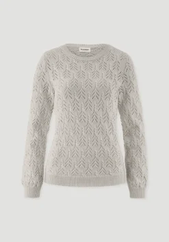 hessnatur Strick Pullover Regular aus Bio-Baumwolle und Wolle von|Damen Pullover