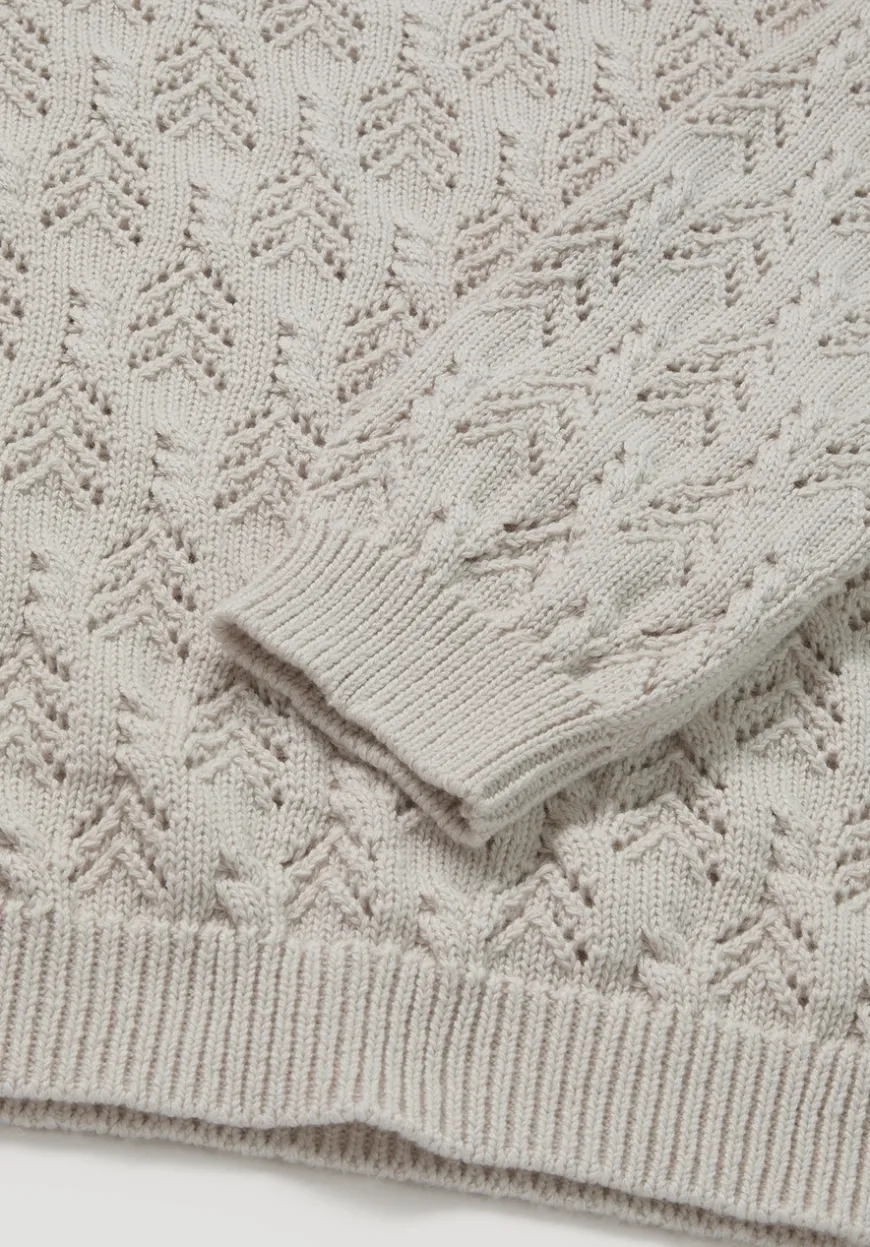 hessnatur Strick Pullover Regular aus Bio-Baumwolle und Wolle von|Damen Pullover