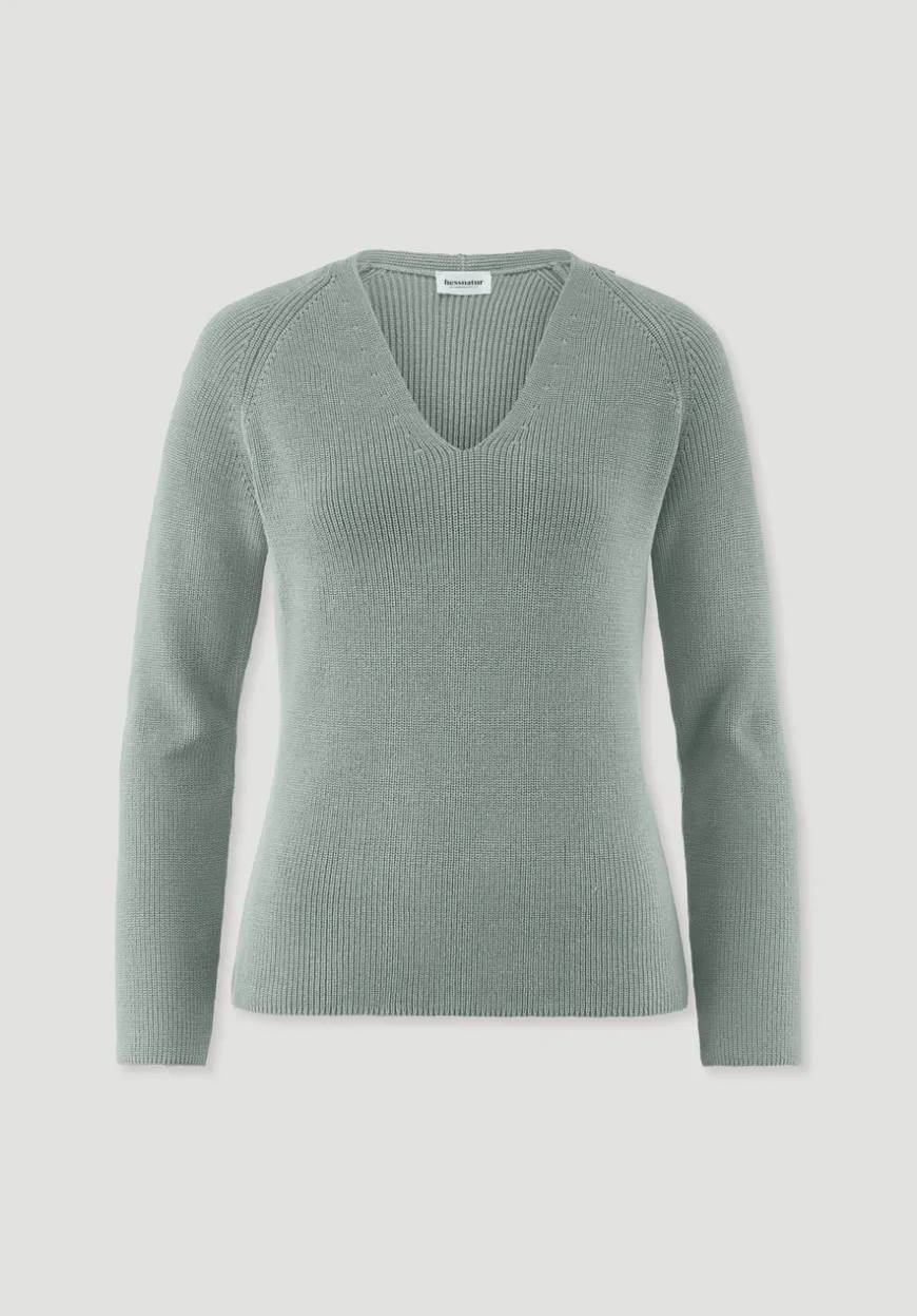 hessnatur Strick Pullover Regular aus reiner Bio-Baumwolle von|Damen Pullover