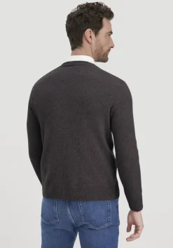 hessnatur Strick Pullover Regular aus Bio-Merinowolle mit Bio-Baumwolle von|Herren Pullover