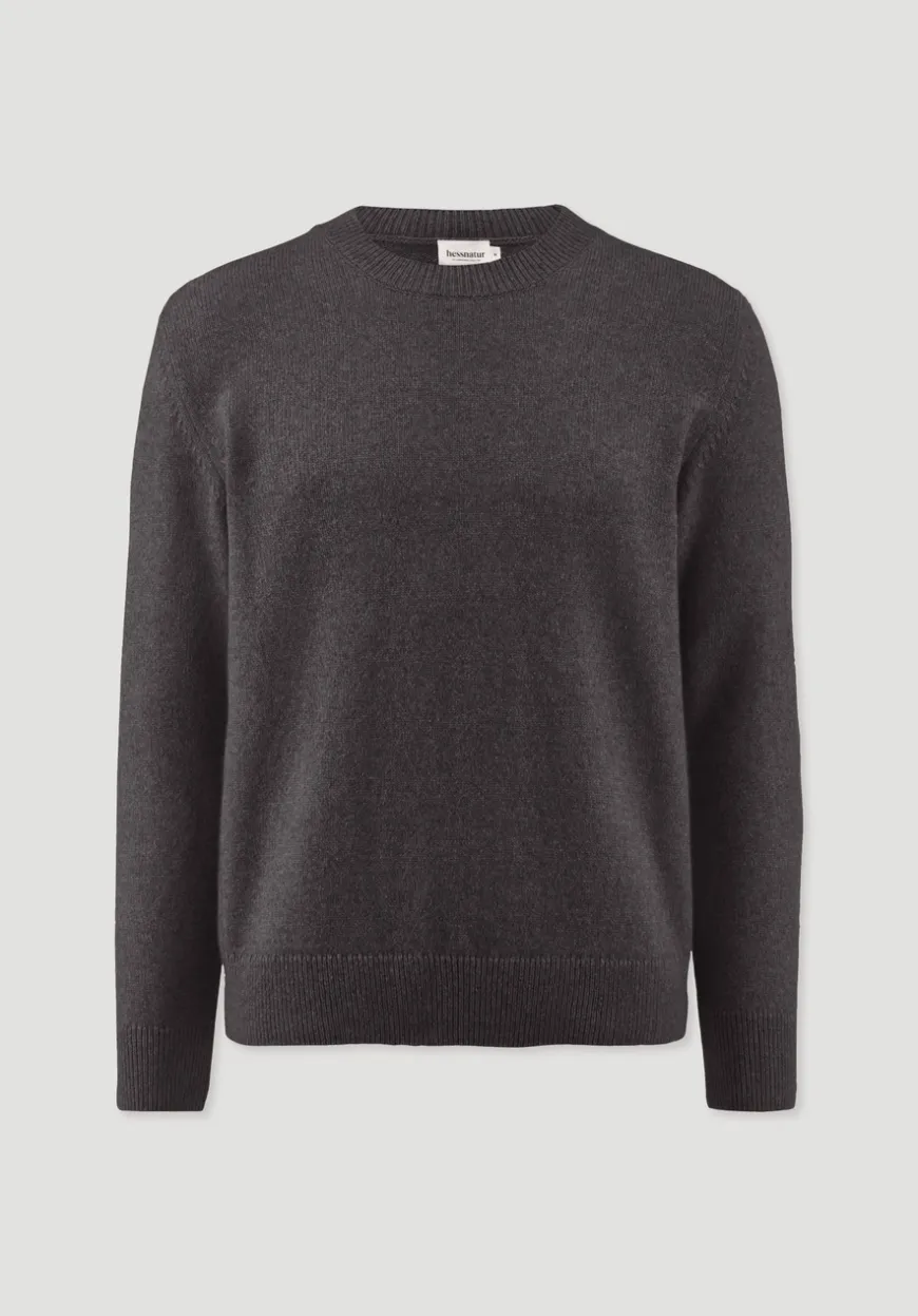 hessnatur Strick Pullover Regular aus Bio-Merinowolle mit Bio-Baumwolle von|Herren Pullover