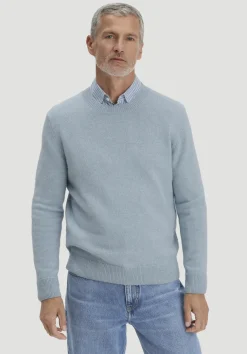 hessnatur Strick Pullover Regular aus Bio-Merinowolle mit Bio-Baumwolle von|Herren Pullover|Strick