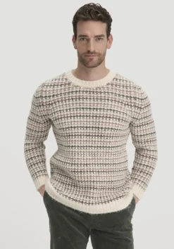 hessnatur Strick Pullover Regular aus Alpaka mit Bio-Baumolle von|Herren Pullover