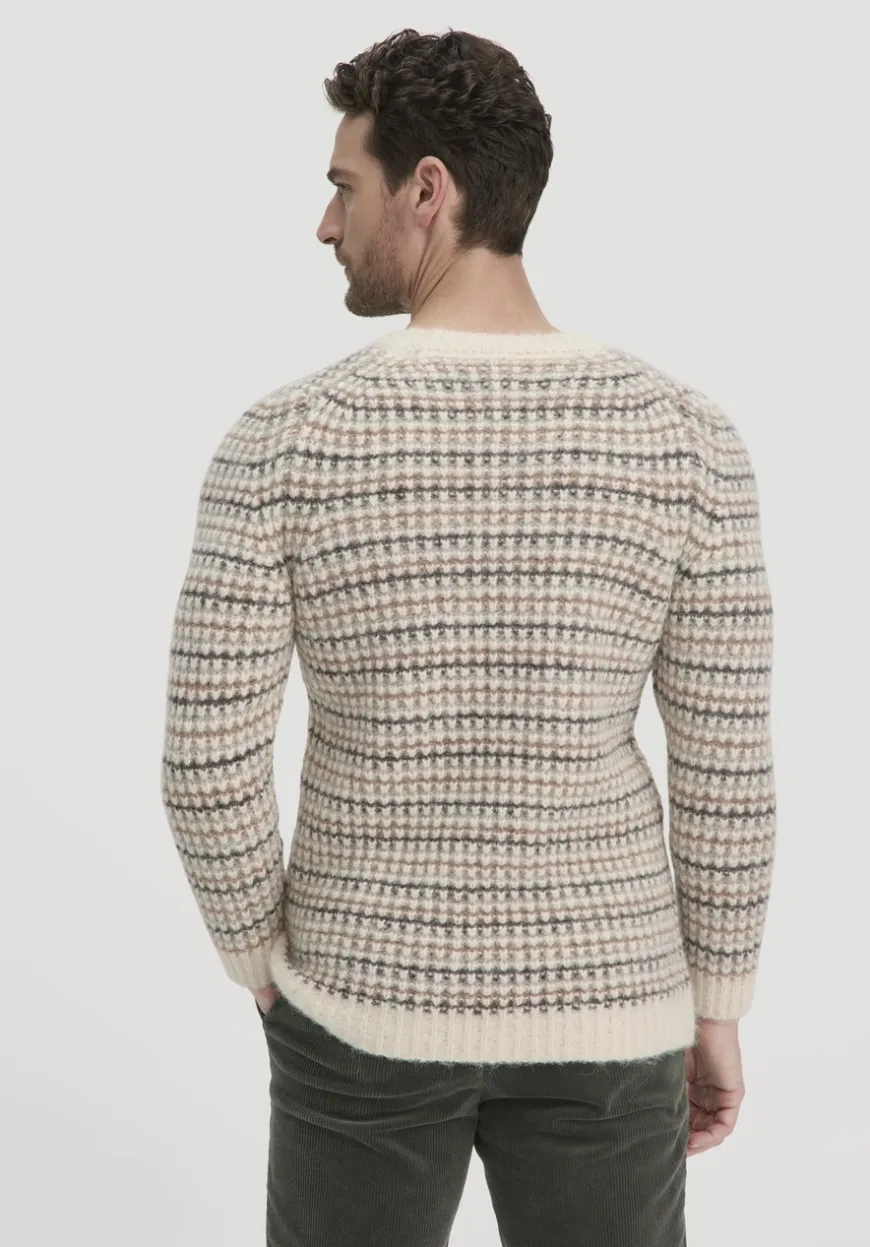 hessnatur Strick Pullover Regular aus Alpaka mit Bio-Baumolle von|Herren Pullover