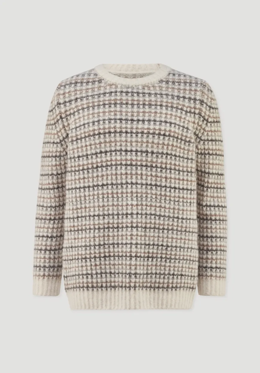 hessnatur Strick Pullover Regular aus Alpaka mit Bio-Baumolle von|Herren Pullover