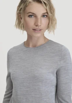 hessnatur Strick Pullover Regular aus reiner Bio-Merinowolle von|Damen Pullover|T-Shirts