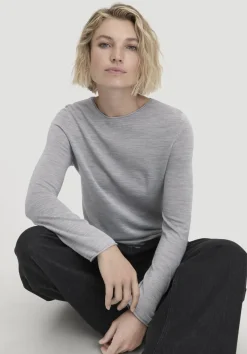 hessnatur Strick Pullover Regular aus reiner Bio-Merinowolle von|Damen Pullover|T-Shirts