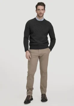 hessnatur Strick Pullover Regular aus Bio-Merinowolle mit Bio-Baumwolle von|Herren Pullover|Strick