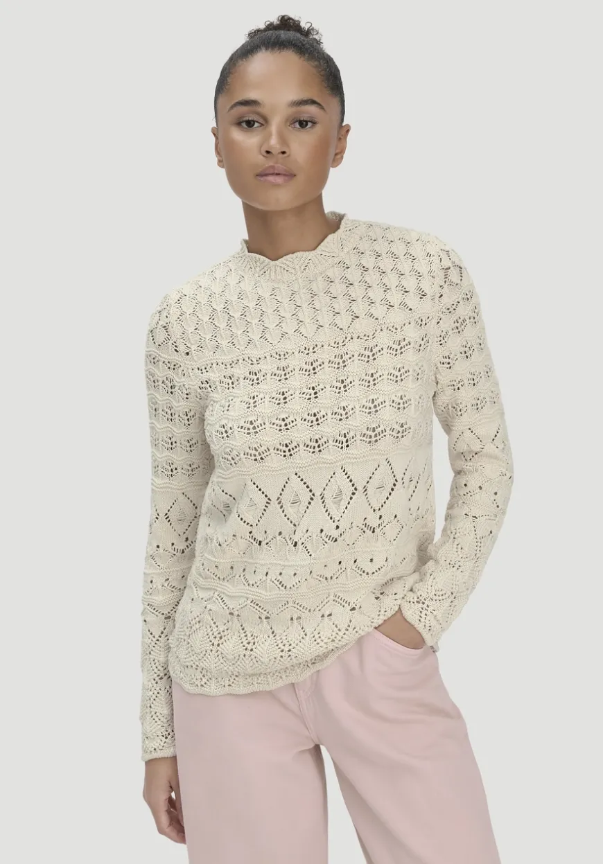 hessnatur Strick Pullover Regular aus reiner Bio-Baumwolle von|Damen Pullover