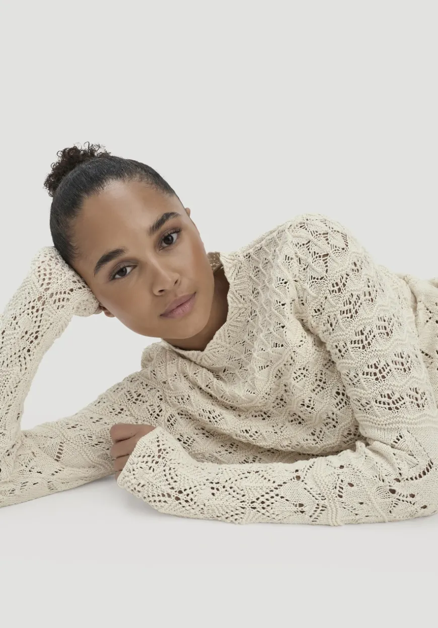 hessnatur Strick Pullover Regular aus reiner Bio-Baumwolle von|Damen Pullover