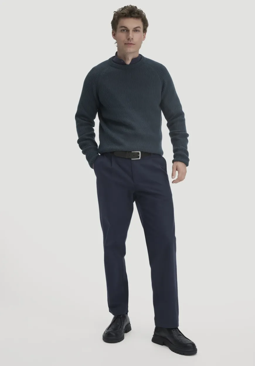 hessnatur Strick Pullover Regular aus Bio-Baumwolle mit Bio-Merinowolle von|Herren Pullover