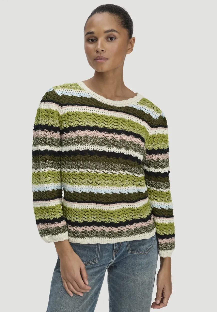 hessnatur Strick Pullover Regular aus reiner Baumwolle von|Damen Pullover