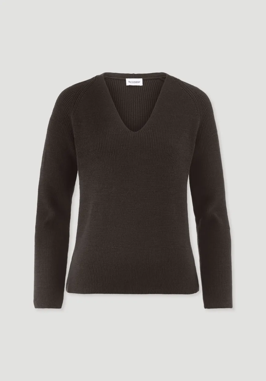 hessnatur Strick Pullover Regular aus reiner Bio-Baumwolle von|Damen Pullover