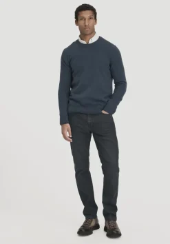 hessnatur Strick Pullover Regular aus Bio-Merinowolle mit Bio-Baumwolle von|Herren Pullover|Strick