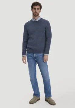 hessnatur Strick Pullover Regular aus Bio-Merinowolle mit Bio-Baumwolle von|Herren Pullover|Strick