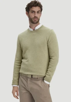 hessnatur Strick Pullover Regular aus Bio-Merinowolle mit Bio-Baumwolle von|Herren Pullover|Strick