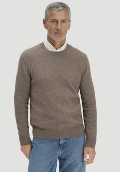 hessnatur Strick Pullover Regular aus Bio-Merinowolle mit Bio-Baumwolle von|Herren Pullover|Strick