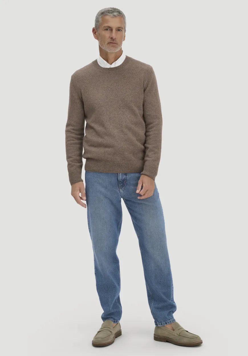 hessnatur Strick Pullover Regular aus Bio-Merinowolle mit Bio-Baumwolle von|Herren Pullover|Strick
