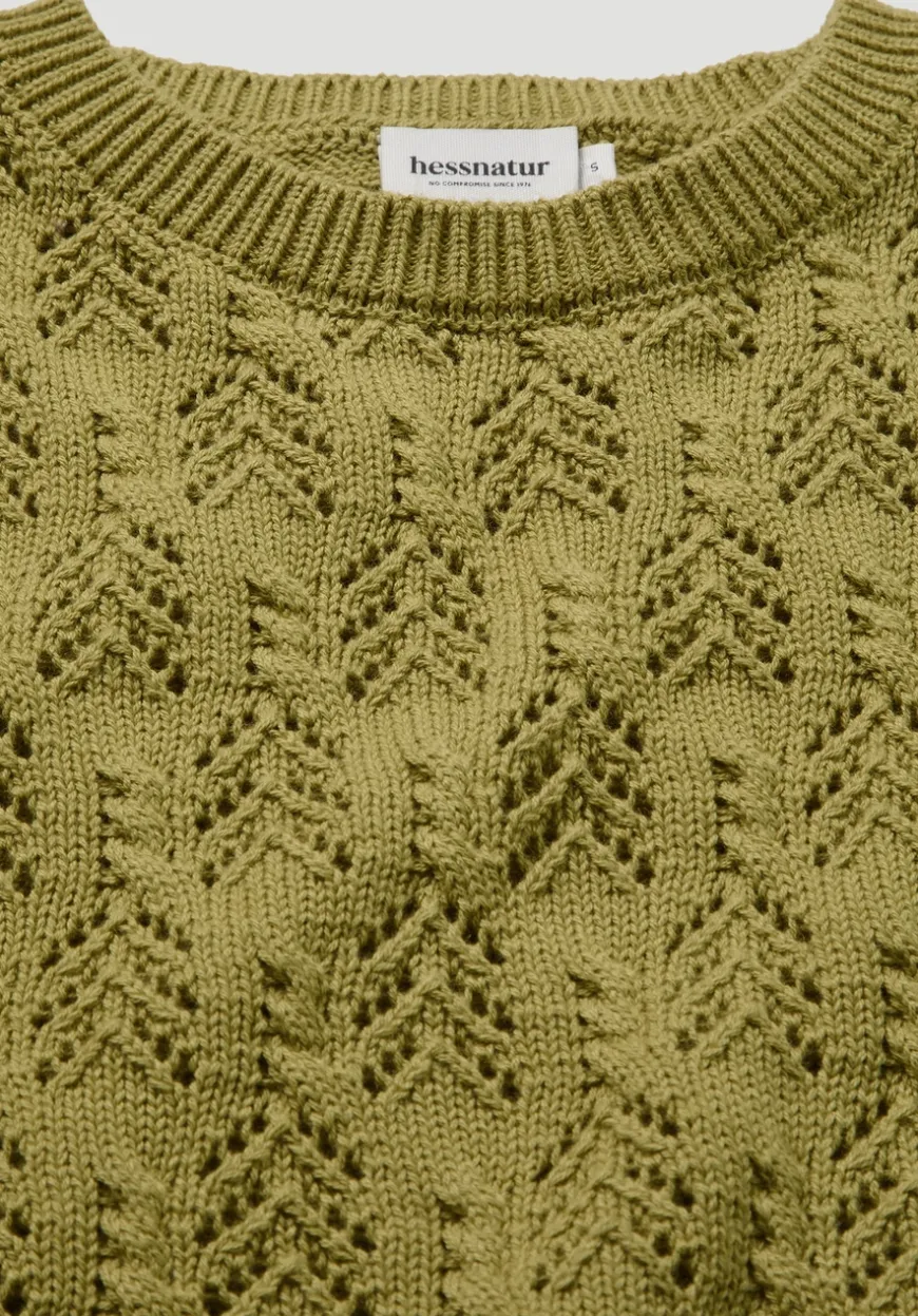 hessnatur Strick Pullover Regular aus Bio-Baumwolle und Wolle von|Damen Pullover