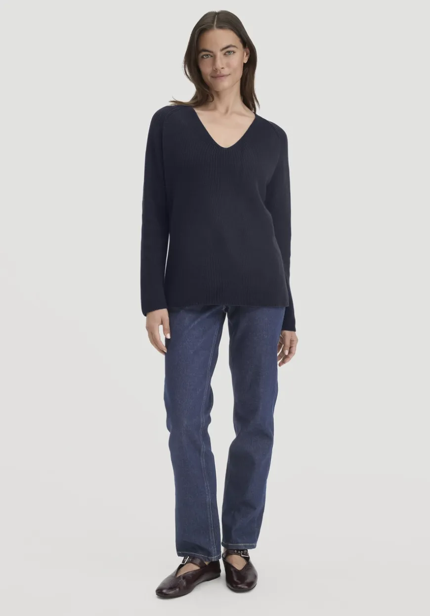 hessnatur Strick Pullover Regular aus reiner Bio-Baumwolle von|Damen Pullover|T-Shirts