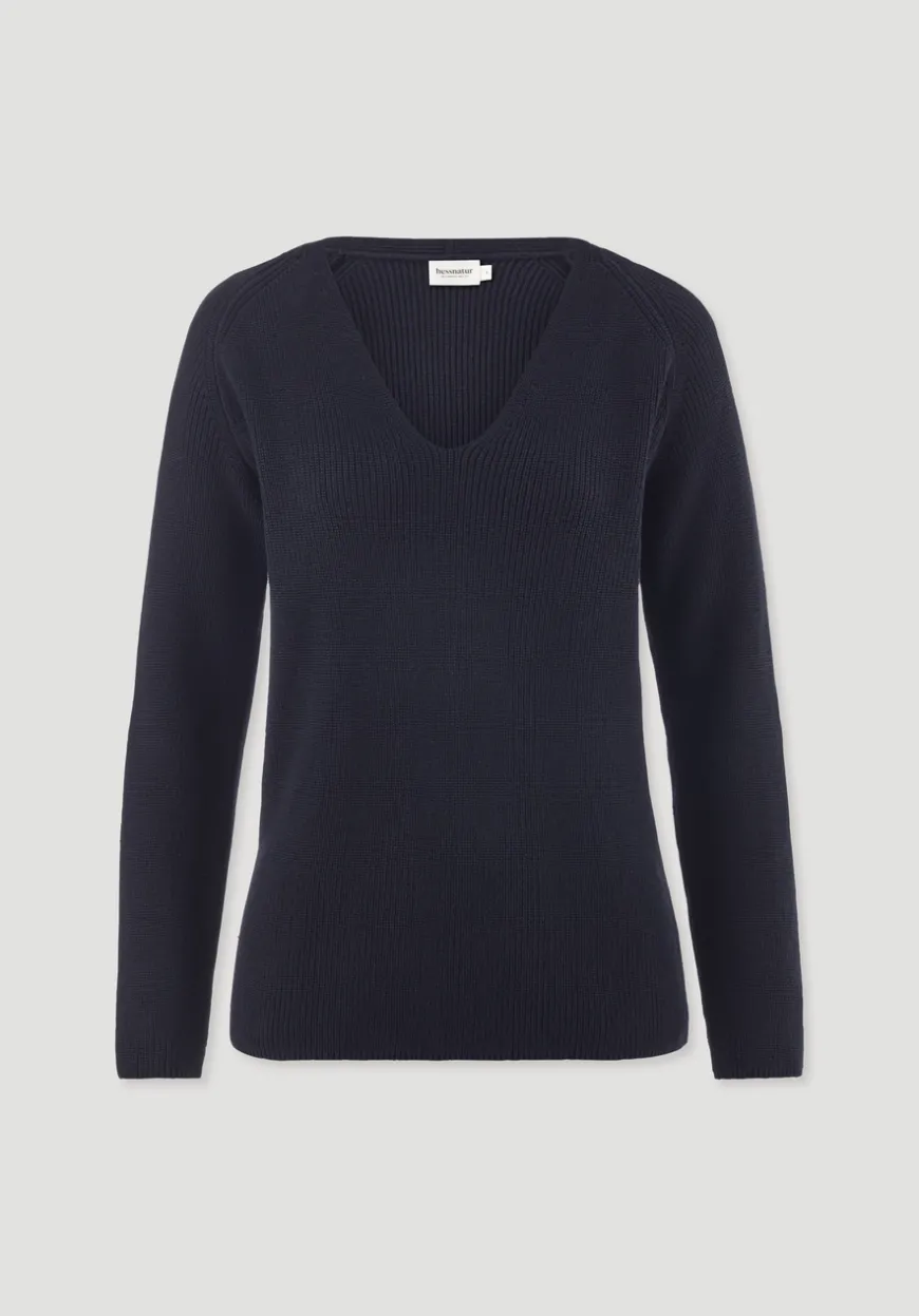 hessnatur Strick Pullover Regular aus reiner Bio-Baumwolle von|Damen Pullover|T-Shirts