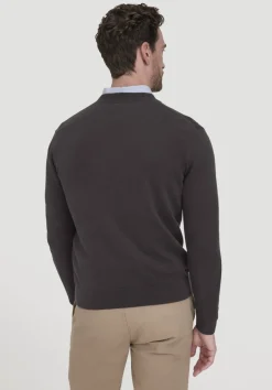 hessnatur Strick Pullover Regular aus reiner Bio-Baumwolle von|Herren Pullover