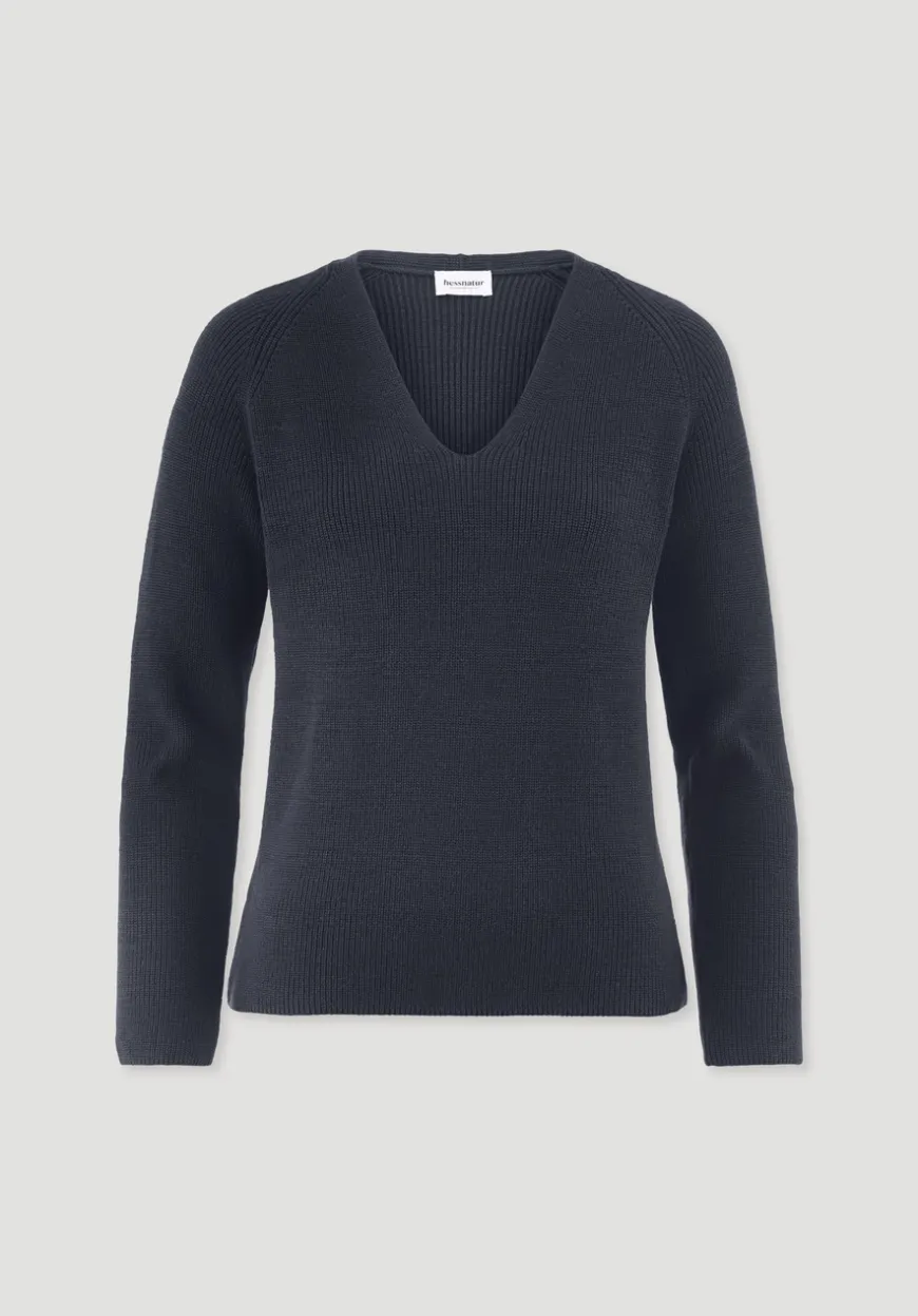 hessnatur Strick Pullover Regular aus reiner Bio-Baumwolle von|Damen Pullover