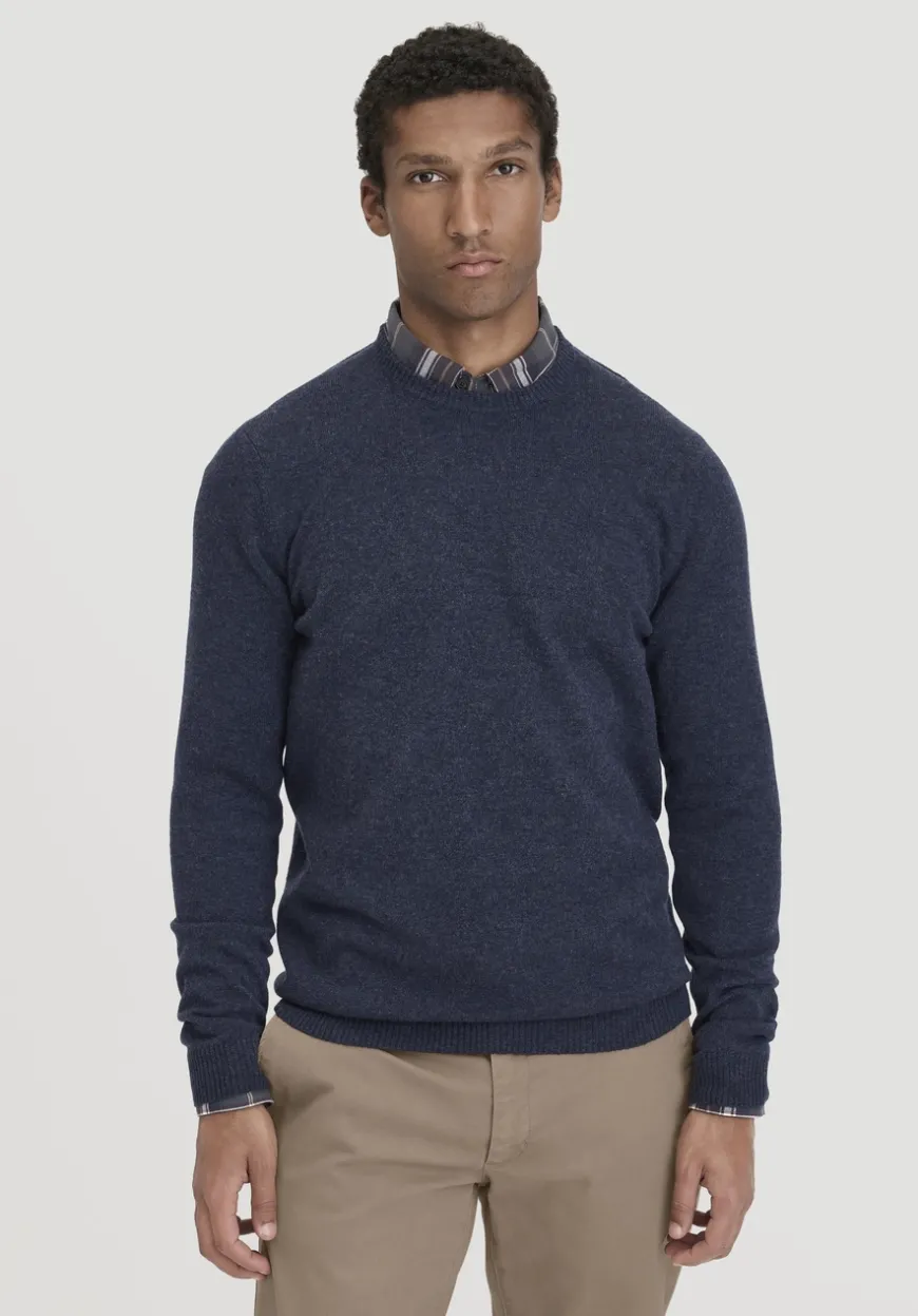 hessnatur Strick Pullover Regular aus Bio-Merinowolle mit Cashmere von|Herren Pullover