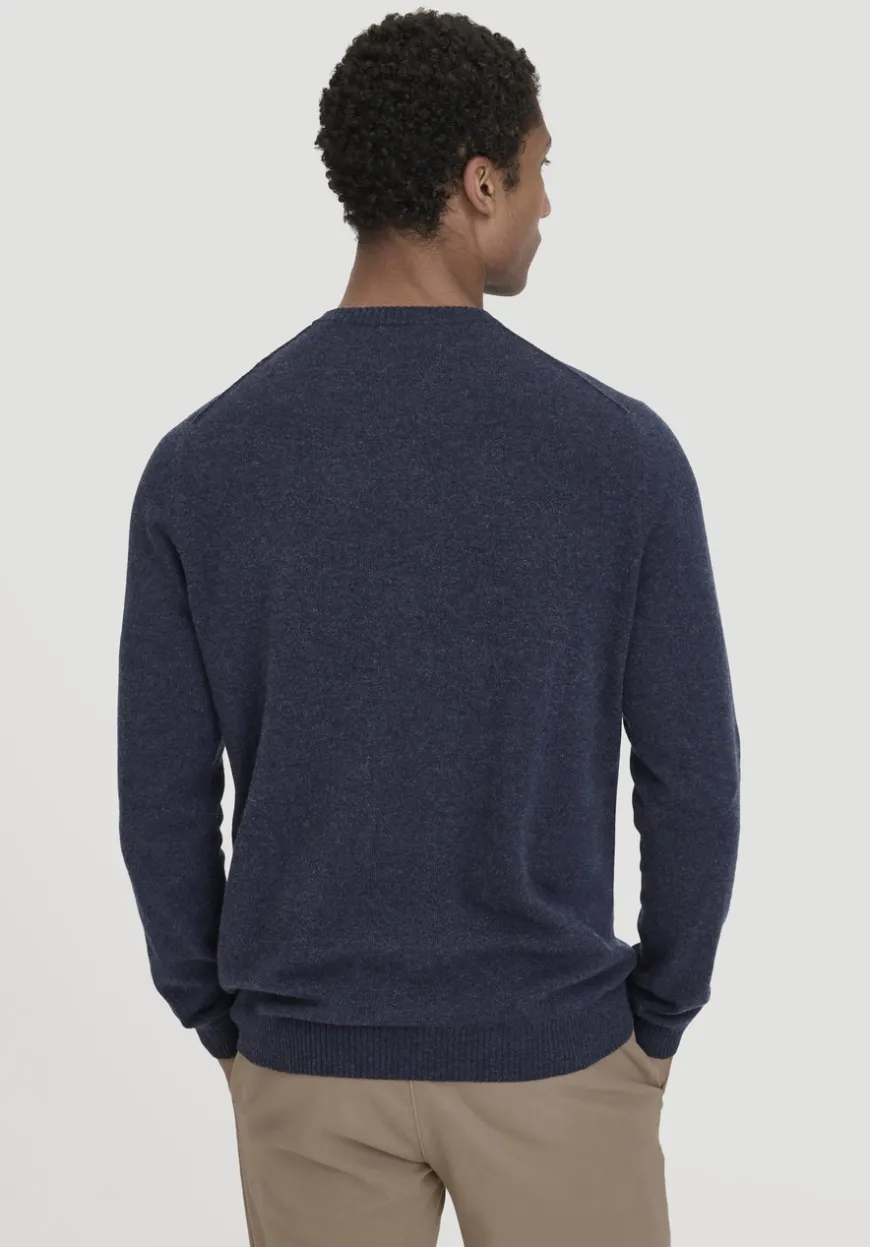 hessnatur Strick Pullover Regular aus Bio-Merinowolle mit Cashmere von|Herren Pullover