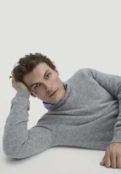 hessnatur Strick Pullover Regular BETTER RECYCLING aus reinem Cashmere von|Herren Pullover|Strick