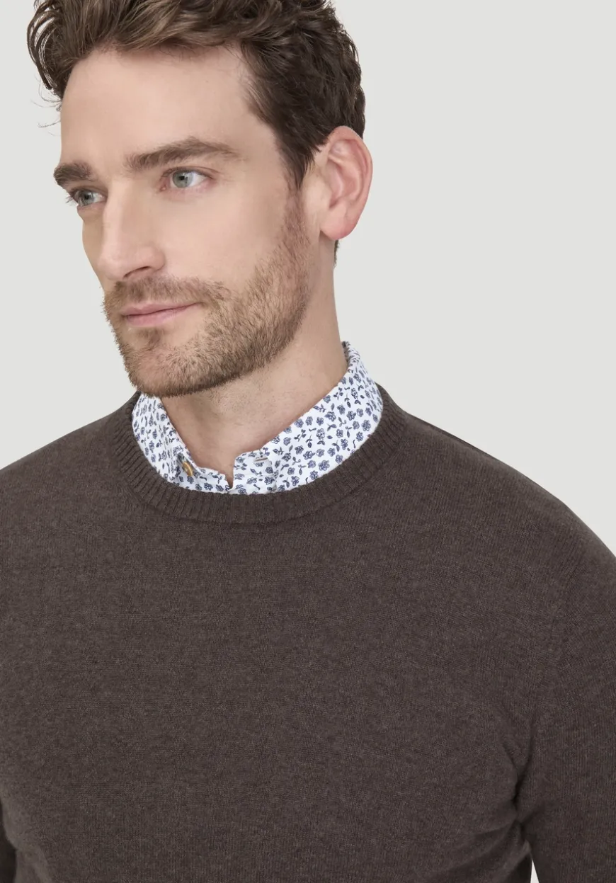hessnatur Strick Pullover Regular BETTER RECYCLING aus reinem Cashmere von|Herren Pullover