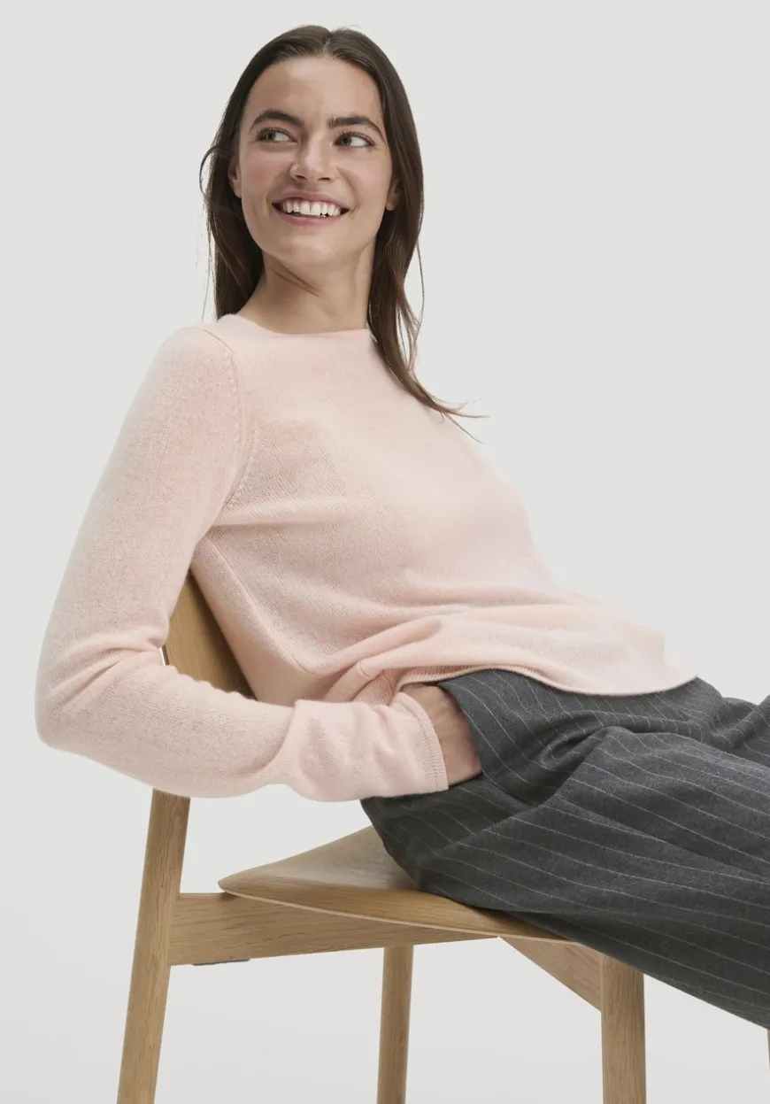 hessnatur Strick Pullover Regular BETTER RECYCLING aus reinem Cashmere von|Damen Pullover