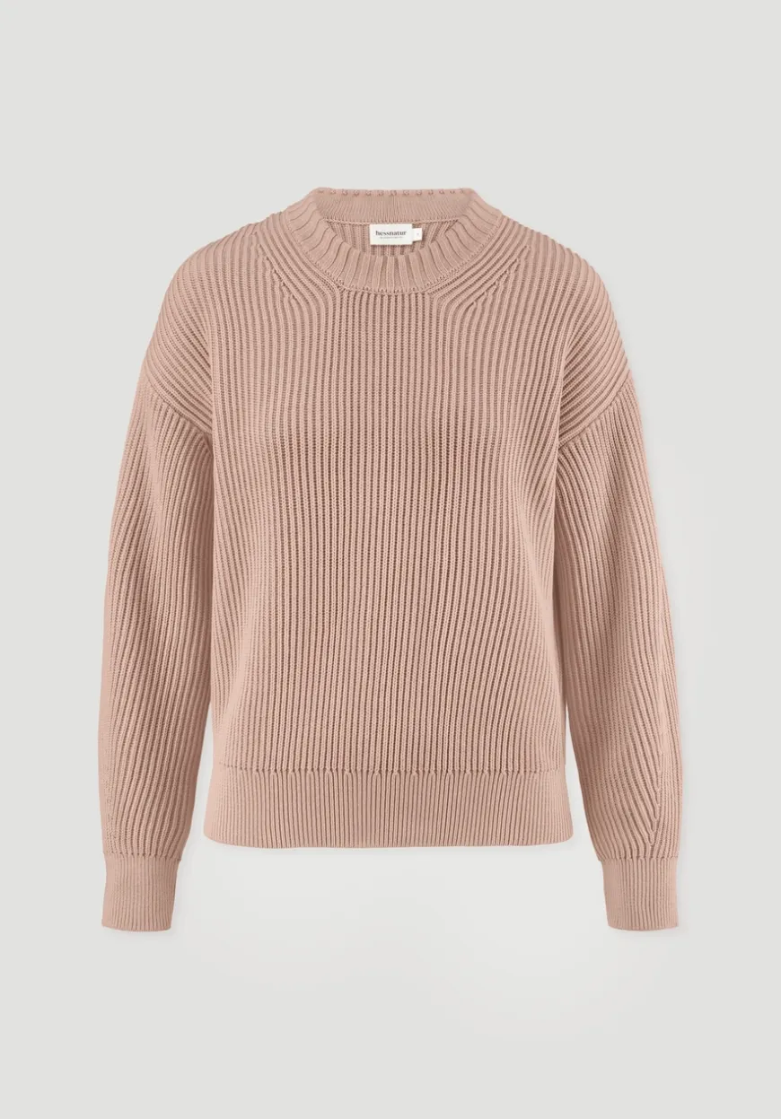 hessnatur Strick Pullover Relaxed aus reiner Bio-Baumwolle von|Damen Pullover