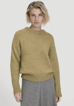 hessnatur Strick Pullover Relaxed aus Alpaka mit Bio-Baumwolle von|Damen Pullover
