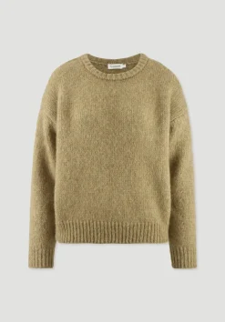 hessnatur Strick Pullover Relaxed aus Alpaka mit Bio-Baumwolle von|Damen Pullover