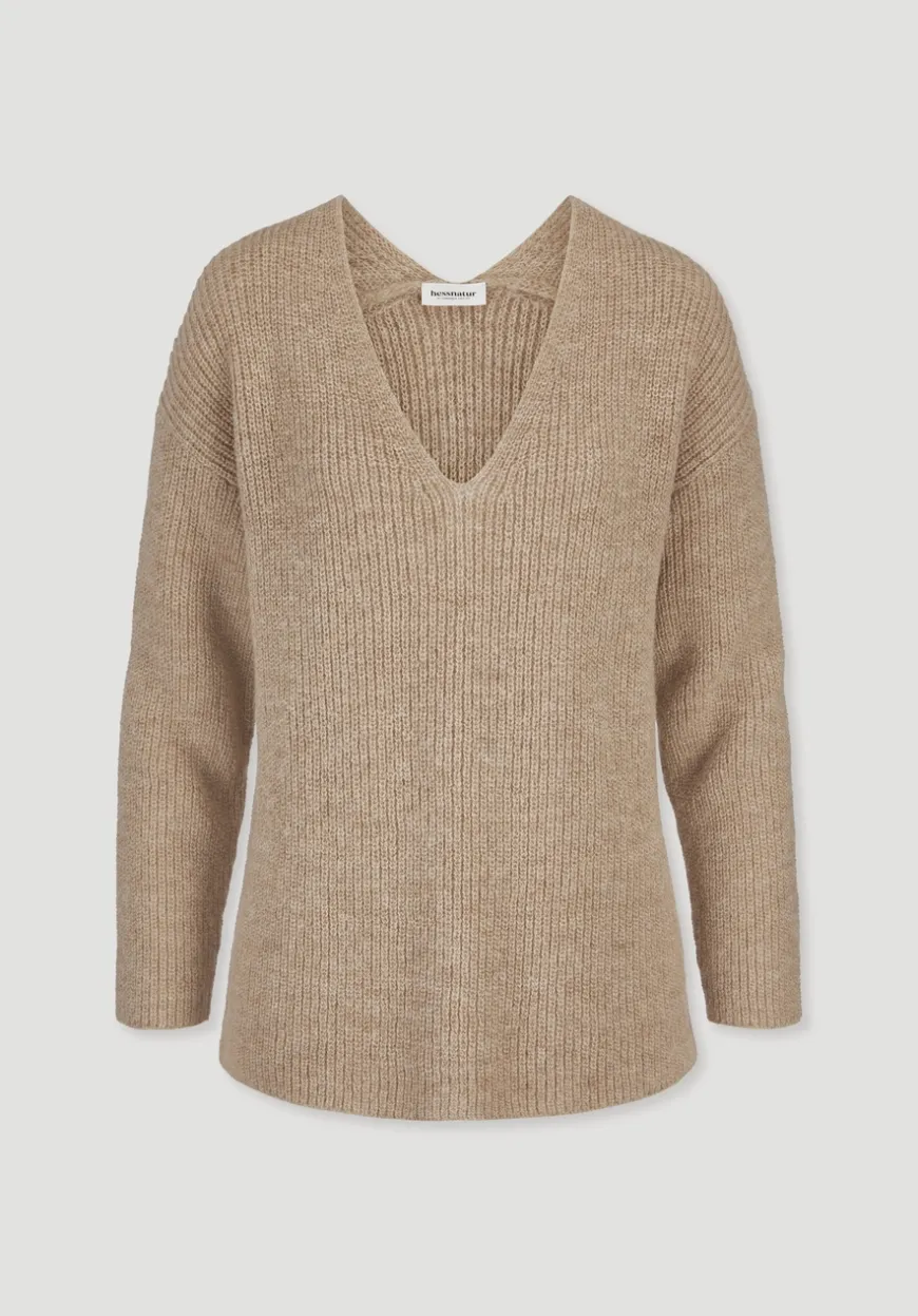 hessnatur Strick Pullover Relaxed aus reinem Alpaka von|Damen Pullover