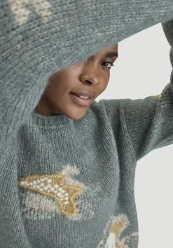 hessnatur Strick Pullover Relaxed aus Alpaka mit Baumwolle von|Damen Pullover