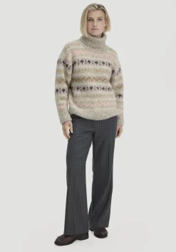 hessnatur Strick Pullover Relaxed aus Alpaka mit Bio-Baumwolle von|Damen Pullover