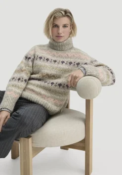 hessnatur Strick Pullover Relaxed aus Alpaka mit Bio-Baumwolle von|Damen Pullover