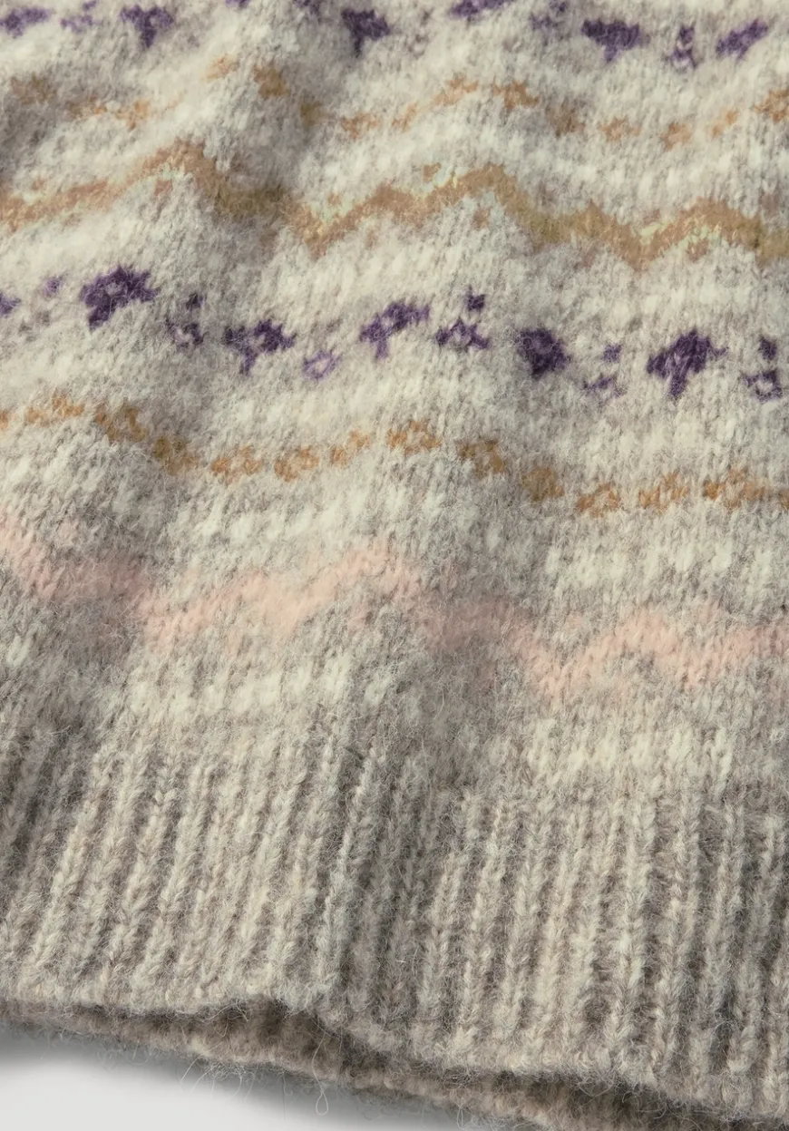 hessnatur Strick Pullover Relaxed aus Alpaka mit Bio-Baumwolle von|Damen Pullover