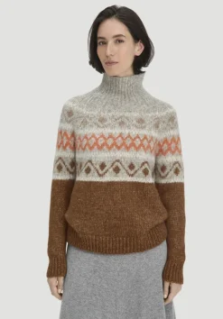 hessnatur Strick Pullover Relaxed aus Alpaka mit Bio-Baumwolle von|Damen Pullover
