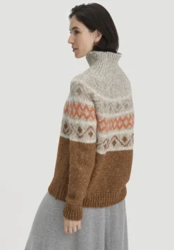 hessnatur Strick Pullover Relaxed aus Alpaka mit Bio-Baumwolle von|Damen Pullover