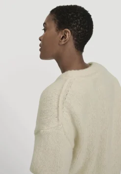 hessnatur Strick Pullover Relaxed aus Alpaka mit Bio-Baumwolle von|Damen Pullover