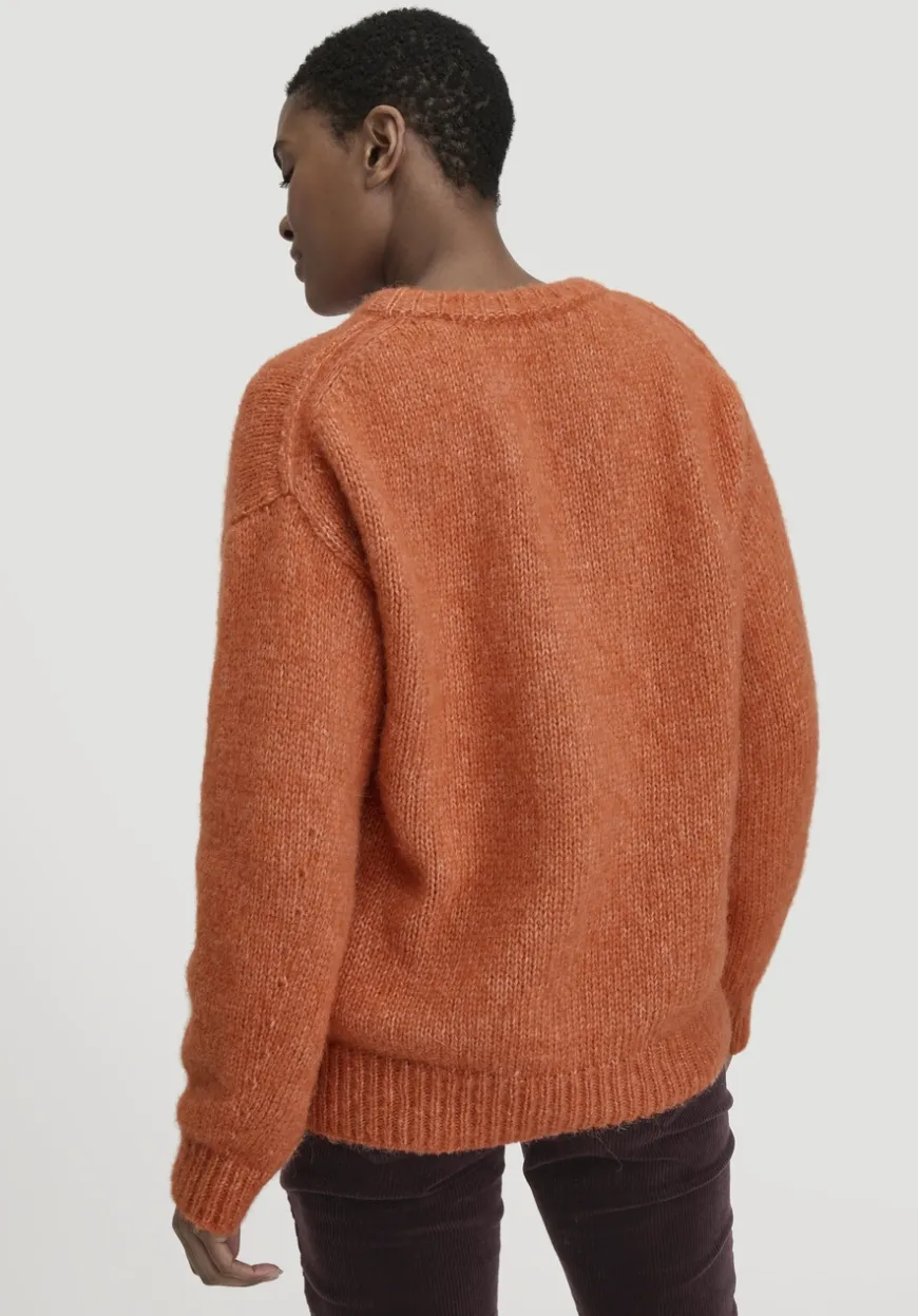 hessnatur Strick Pullover Relaxed aus Alpaka mit Bio-Baumwolle von|Damen Pullover