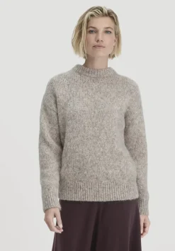 hessnatur Strick Pullover Relaxed aus Alpaka mit Bio-Baumwolle von|Damen Pullover
