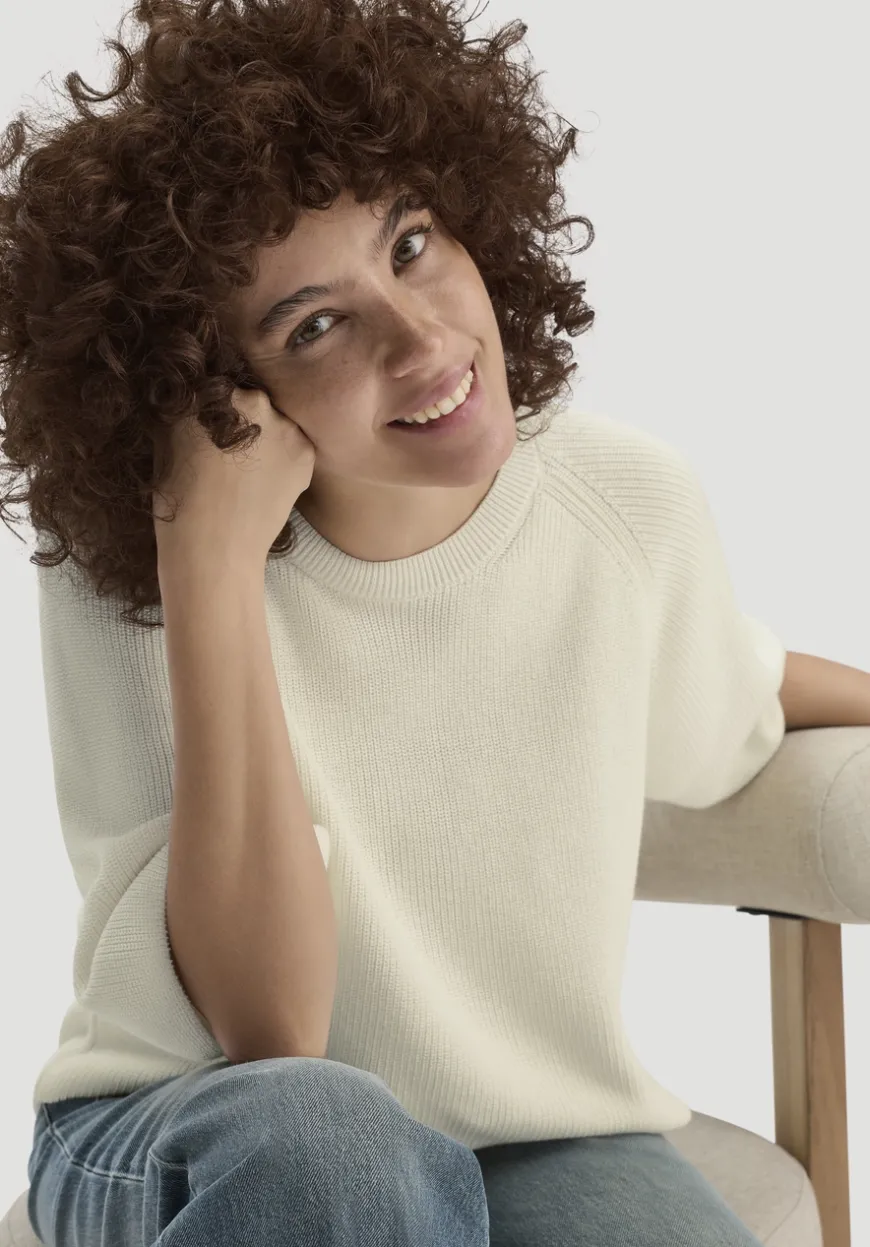 hessnatur Strick Pullover Relaxed aus reiner Bio-Baumwolle von|Damen Pullover